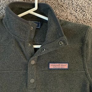 Boys Grey Fleece Shep Shirt
